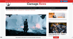 Desktop Screenshot of carnagenews.com